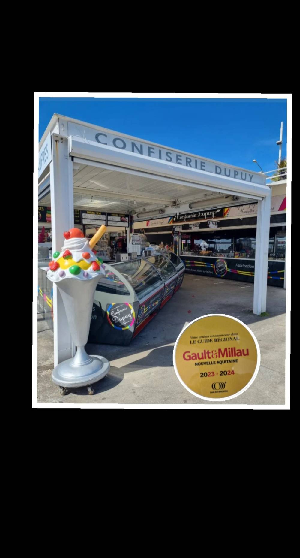 Votre glacier dans le Guide gastronomique le Gault et Millau