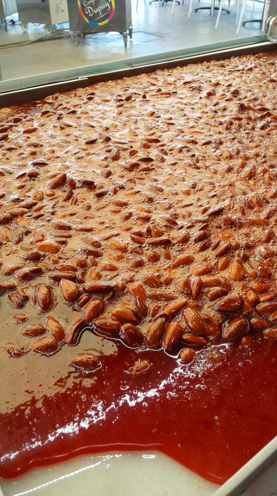 caramel et cacahuete